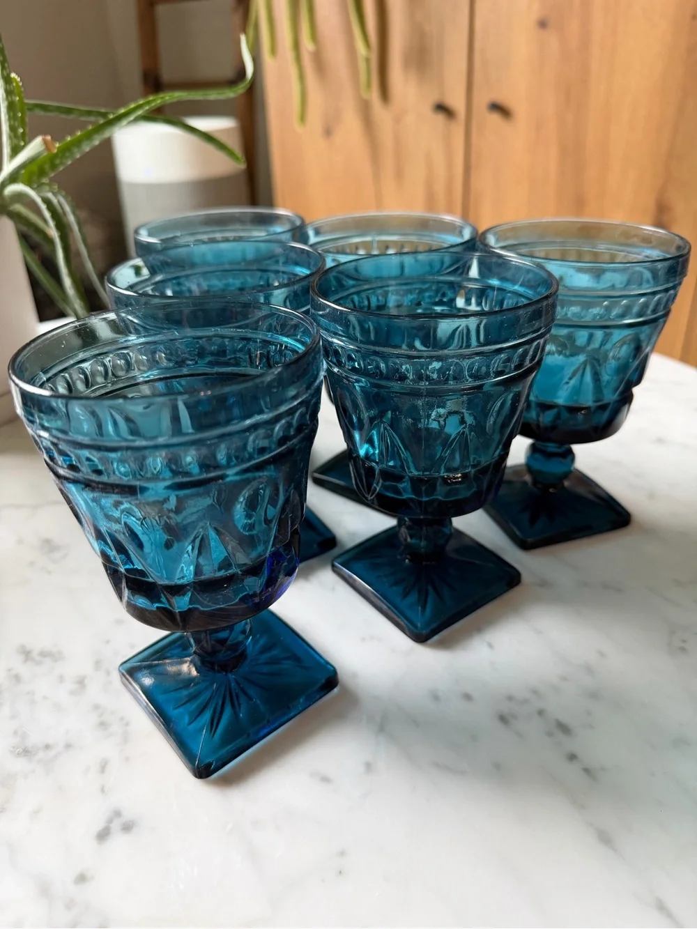 Indiana Glass Goblets Set of 6